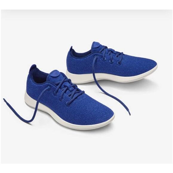NWOB Allbirds Llimited Edition Women's Cobalt Blue Wool Runners Sz 6 - Picture 1 of 10